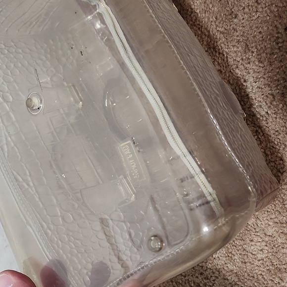 Furla Clear Opaque Jelly PVC Candy Bag Purse Satchel Handbag - Picture 9 of 15